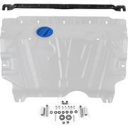 Защита картера и КПП для haval jolion 2021-н.в., алюминий 3 мм Rival 333.9431.1