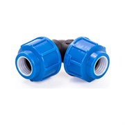 Компрессионный отвод для ПЭ труб Lammin Lm34009063063