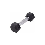 Гексагональная обрезиненная гантель Starfit DB-301