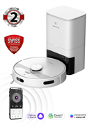 Робот-пылесос с пыленакопителем PVCRDC 6002 WIFI IQ Home Белый