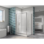 Душевой уголок BelBagno DUE-AH-1-120/80-C-CR