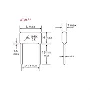 Металлопленочный конденастор JB Capacitors JFB02E225K200000B-125