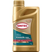 Синтетическое моторное масло SINTEC extralife 7000 sae 5w-40, api sn/cf, acea a3/b4
