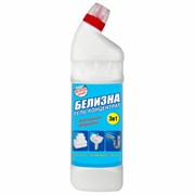 Средство концентрированное для отбеливания, дезинфекции и уборки 1 л, БЕЛИЗНА, гель, 2000025