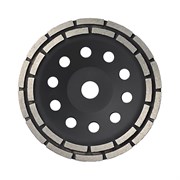 Зачистная двухрядная алмазная чашка KROTEC 3801024