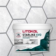 Эпоксидный состав для укладки и затирки мозаики Litokol STARLIKE EVO S.110 GRIGIO PERLA