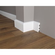 Ударопрочный влагостойкий напольный плинтус под покраску Decor-Dizayn DD41