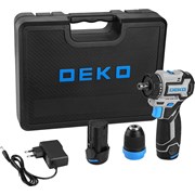 Аккумуляторная бесщеточная компактная дрель шуруповерт DEKO Loner 12V PRO