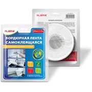 Бордюрная клейкая лента для ванны и кухни LAIMA 608773
