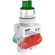 Переключатель DEKraft ПЕ22-ANC-3-GRN-LED-24