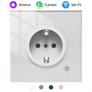 Розетка Moes Wi-Fi Smart Plug белая модели WK-EU