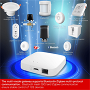 Центр управления умным домом (Шлюз) Moes Zigbee + Bluetooth Wired Smart Gateway белый модели MHUB