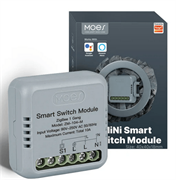 Переключатель Moes ZigBee Smart Switch Module (на 2 канала) белый модели ZM-104B-M