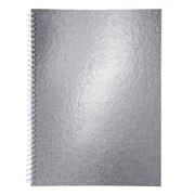 Тетрадь бумвинил А4 96 л., гребень, офсет №1, клетка, "СЕРЕБРО Metallic", HATBER, 077198, 96Т4бвВ1гр Тетрадь бумвинил А4 96 л., гребень, офсет №1, клетка, "СЕРЕБРО Metallic", HATBER, 077198, 96Т4бвВ1гр