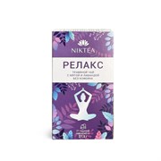 Чай NIKTEA "Релакс" травяной с мятой и лавандой, 21 пакетик в конвертах по 1,3 г, TALTHA-DP0101