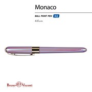 Ручка шариковая BRUNO VISCONTI "MONACO PEARL", СИНЯЯ, лавандовый корпус, линия 0,4 мм, 20-0125/82