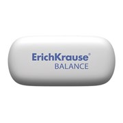 Ластик ERICH KRAUSE "Balance", 50x23x9 мм, белый, овальный, 34638