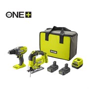 Набор инструмента Ryobi ONE+ R18DDJS-220S