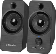 Акустическая 2.0 система Defender 65190 SPK-190 черный, 8 Вт, питание от USB