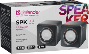 Акустическая 2.0 система Defender 65633 SPK 33 5 Вт, питание от USB