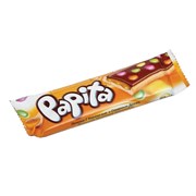 Печенье PAPITA Caramel с карамелью в молочном шоколаде и драже, 33 г