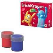 Гуашь ERICH KRAUSE "Jolly friends" 12 цветов по 20 мл, картонная упаковка, 61415