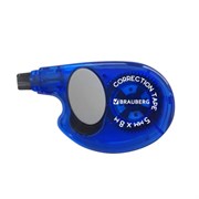 Корректирующая лента BRAUBERG Bomb, 5 мм х 8 м, корпус темно-синий с резиновой вставкой, 273024