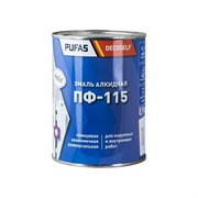 Эмаль Pufas ПФ-115 оранжевая Decoself (0,9кг=0,67л)