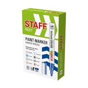 Маркер-краска лаковый (paint marker) 2-4 мм СИНИЙ, НИТРО-ОСНОВА, STAFF PROFIT, для любых поверхностей, 152581