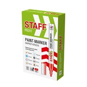 Маркер-краска лаковый (paint marker) 2-4 мм КРАСНЫЙ, НИТРО-ОСНОВА, STAFF PROFIT, для любых поверхностей, 152582
