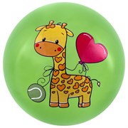 Мяч детский надувной "Зверята", 25 см, ПВХ, ассорти, 6 цветов, JOLLY JOT (ДЖОЛЛИ ДЖОТ), 666121