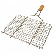 Решетка-гриль универсальная, размер 350х260 мм, глубина 15 мм, никелированное покрытие, РГУ2НЭ