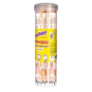Карандаш чернографитный ЮНЛАНДИЯ "ЖИВОТНЫЕ", 1 шт, HB, с ластиком, корпус ассорти, 182012