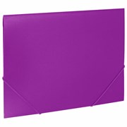 Папка на резинках А4 BRAUBERG PIXEL, фиолетовая, до 300 листов, 0,5 мм, 273042