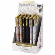 Ручка шариковая BRUNO VISCONTI "Carrara", СИНЯЯ, корпус ассорти, линия 0,36 мм, 20-0204/61