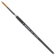 Кисть художественная профессиональная BRAUBERG ART CLASSIC, синтетика мягкая под колонок, круглая, № 6, короткая ручка, 200691