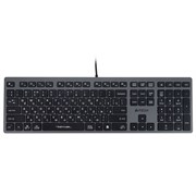 Клавиатура проводная A4TECH Fstyler FX50, USB, 109 кнопок, серая, 1624628