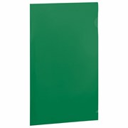 Папка-уголок прозрачная А4 BRAUBERG UNIVERSAL, зеленая, 0,10 мм, 273048