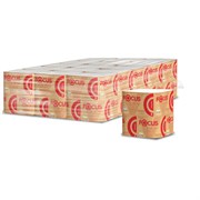 Бумага туалетная FOCUS (T3) Premium, 2 слоя, КОМПЛЕКТ 15 пачек, листовая, 250 листов, V-сложение, 5083735