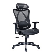 Кресло BRABIX PREMIUM "Axion ER-701", синхромеханизм, регулируемые подголовник и спинка, сетка, черное, 532965