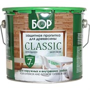 Защитная пропитка для дерева для наружных работ БОР Classic Серый лофт 8 кг