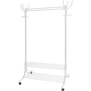 Гардеробная вешалка Nika НИКА ВГП90-6/МБ матовый белый