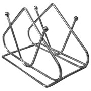 Салфетница треугольная 8,2х13х7,2 см, CLASSIC, хром, WEGLA (ВЕГЛА), 700238