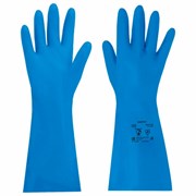 Перчатки нитриловые КЩС, STRONG, химически устойчивые, синие, размер 9-9,5, L (большой), RABBITEX (РАББИТЕКС), 700908