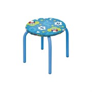 Детский табурет Nika ТМ/3 с совятами на синем