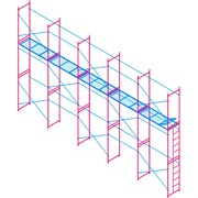 Комплект рамных лесов МЕГА 779