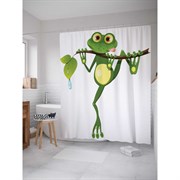Шторка-занавеска для ванной JoyArty Древняя лягушка