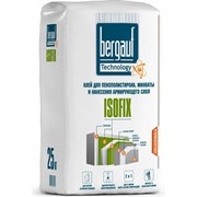 Клей для пенополистирола, минваты и нанесения армирующего слоя Bergauf Isofix