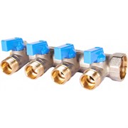 Коллектор с шаровыми кранами STOUT Smb 6211 341204