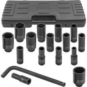 Набор глубоких ударных головок Forsage F-4166A-5MPB(54602)